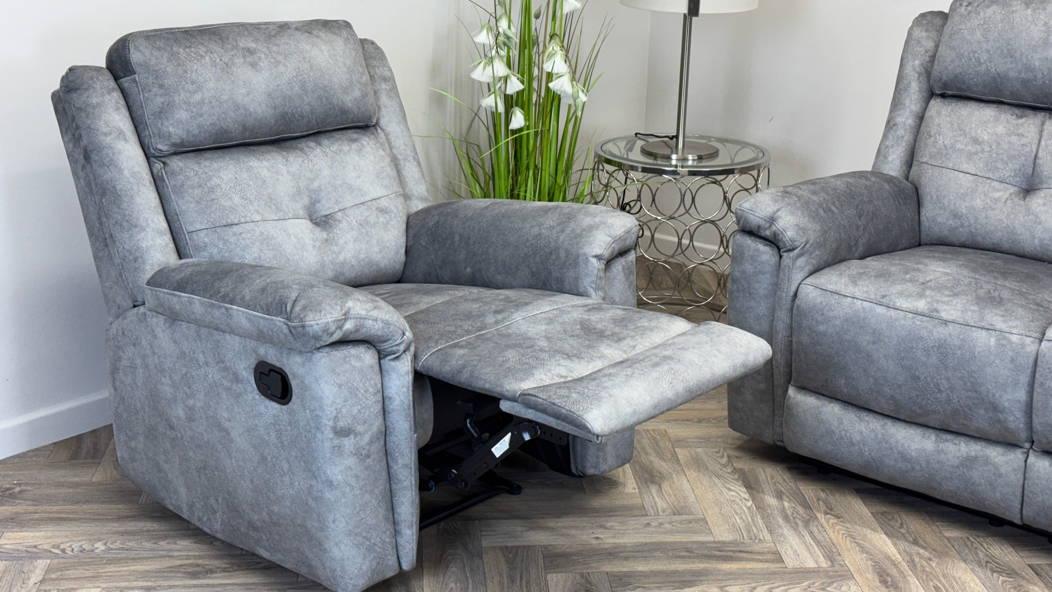 Belfry 3 Seater & Chair Manual Recliner Sofa Set