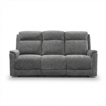 Carter 3 Seater Fabric Power Recliner Sofa