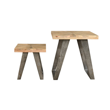 Karda Nest of 2 Tables Mango Wood
