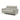 Lerato light grey fabric two-seater power recliner sofa, three-quarter angled view on white background