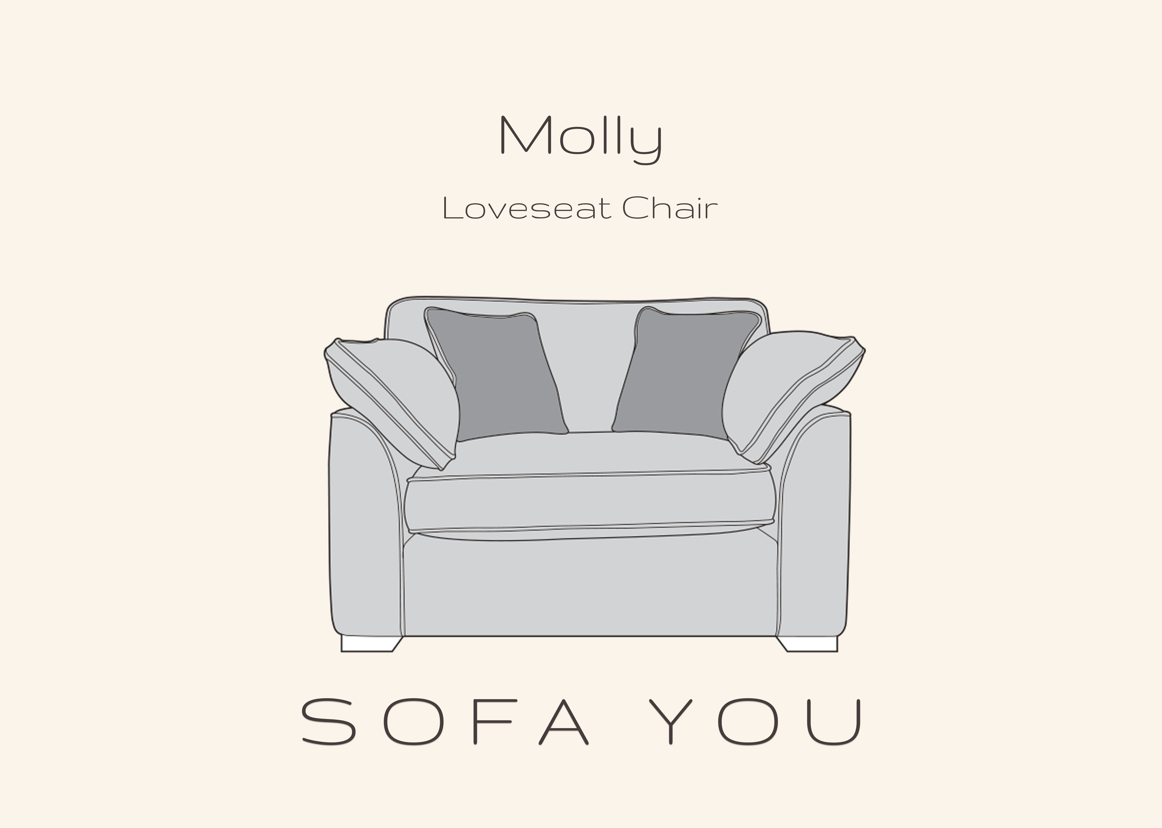 Molly Loveseat Chair - Made To Order