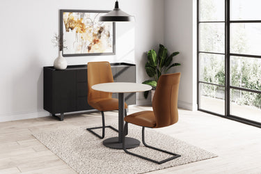 Quinn 80 Round Dining Table Grey