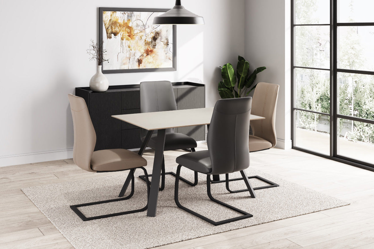 Quinn 1200 Dining Table Grey