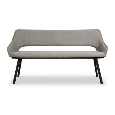Sienna Light Grey Boucle Dining Bench