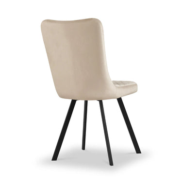 Tierra Champagne Velvet Dining Chair