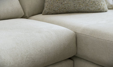 Willow 4 Seater Chaise Fabric Sofa - Brand New Clearance