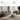 Sorrento sofa range features, benefits and dimensions specification sheet with lifestyle images of grey power recliner sofa and armchair