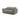 Sorrento grey fabric three-seater power recliner sofa without console, angled view on white background