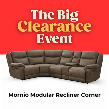 Morino Modular Corner Manual Recliner Fabric Sofa