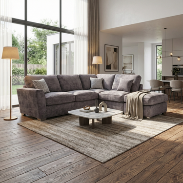 Wilmslow 2 Corner 1 Chaise Footstool - Open Ended Corner Sofa