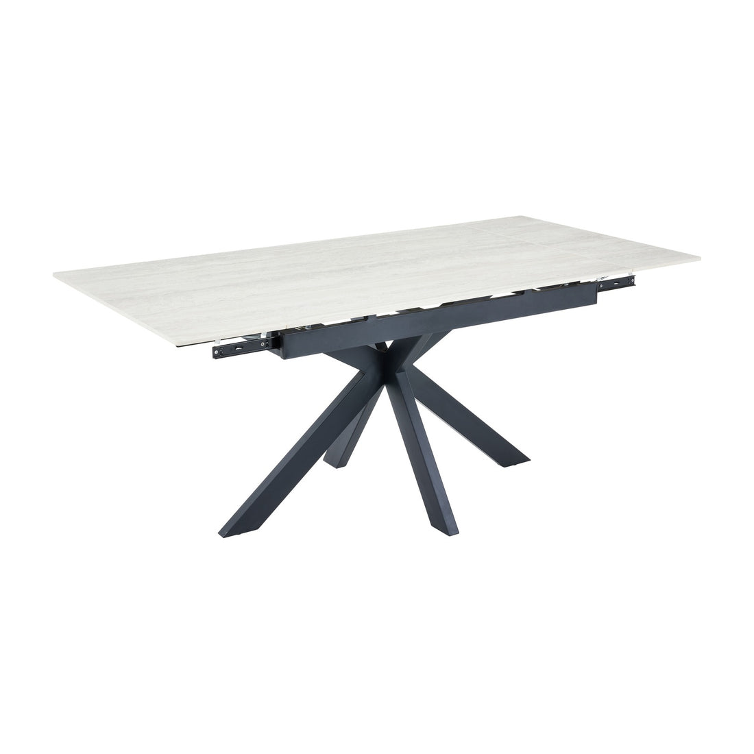 Amara 1.8m Extending Ivory Dining Table – studio view 1