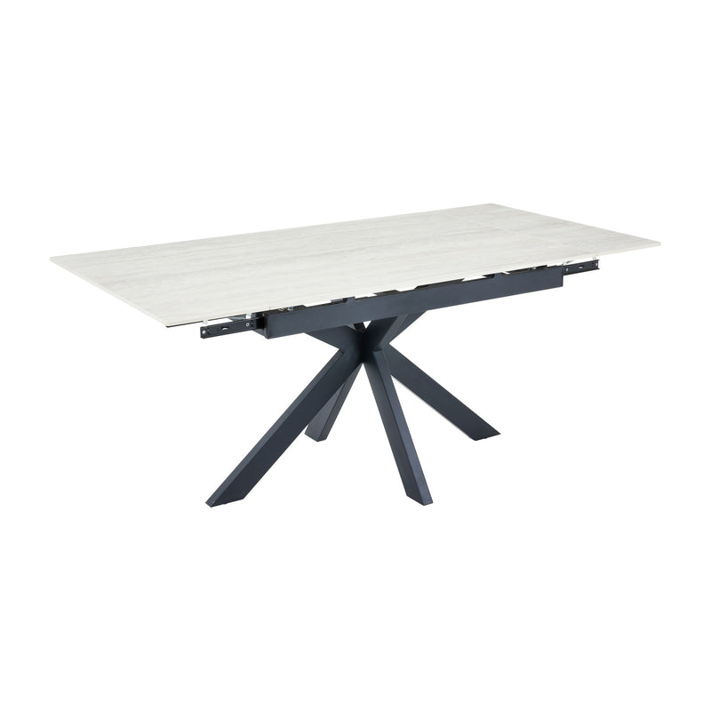 Amara 1.8m Extending Ivory Dining Table