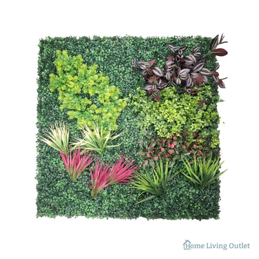Artificial Green Grass Wall Tiles – Verde / 1m x 1m (2 pack)
