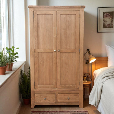 Ashby Country 2 Door 2 Drawer Wardrobe - view 3