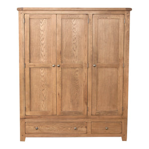 3 Door 2 Drawer Wardrobe