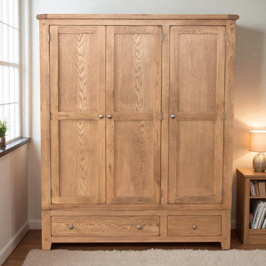 Ashby Country 3 Door 2 Drawer Wardrobe - view 3