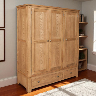 Ashby Country 3 Door 2 Drawer Wardrobe - view 4