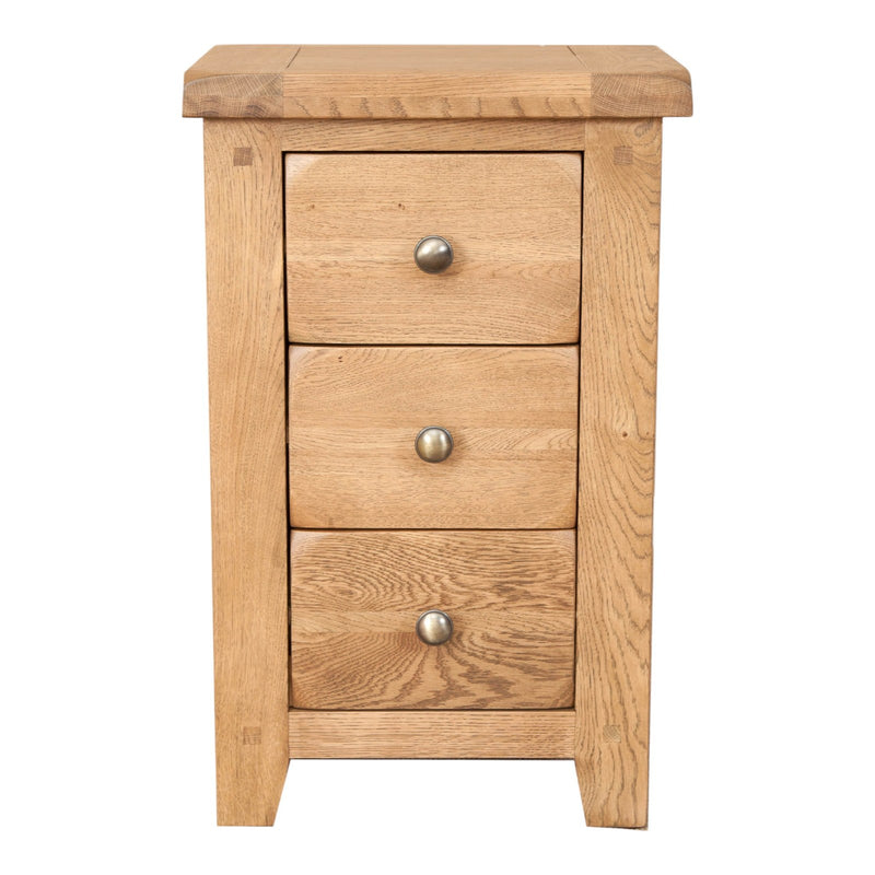 Ashby Country 3 Drawer Bedside Cabinet