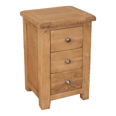 Ashby Country 3 Drawer Bedside Cabinet - view 2