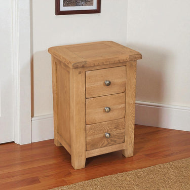 Ashby Country 3 Drawer Bedside Cabinet - view 4