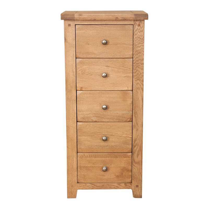 Ashby Country 5 Drawer Tall Chest of Drawers