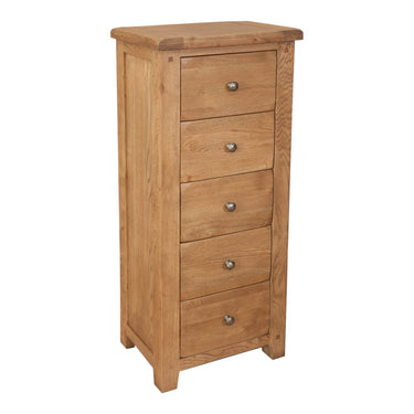 Ashby Country 5 Drawer Tall Chest of Drawers - view 2
