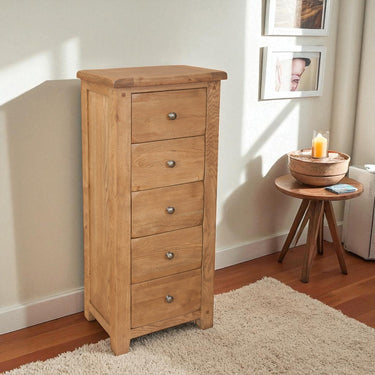 Ashby Country 5 Drawer Tall Chest of Drawers - view 4