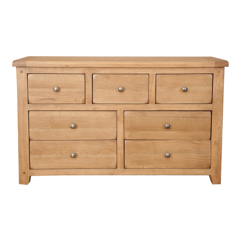 Ashby Country 7 Drawer Wide Chest of Drawers
