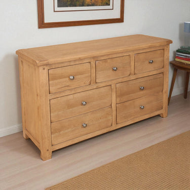 Ashby Country 7 Drawer Wide Chest of Drawers - view 4
