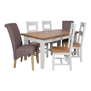 Ashby French Grey 1.2m Extending Dining Table - view 3