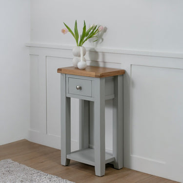Ashby French Grey 1 Drawer Console Table - view 4