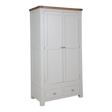 Ashby French Grey 2 Door 2 Drawer Wardrobe - view 2