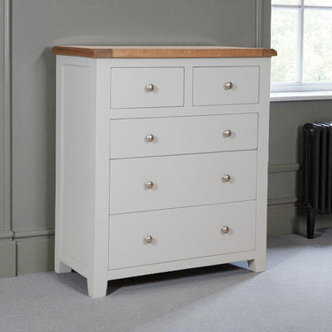 Ashby French Grey 2 Over 3 Chest of Drawers - view 4