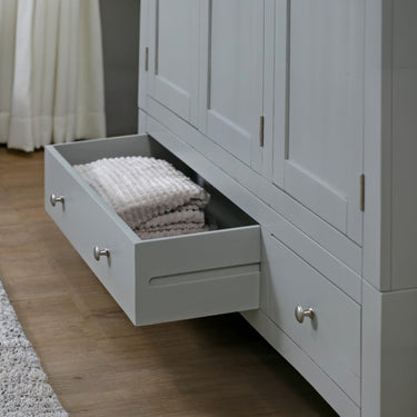 Ashby French Grey 3 Door 2 Drawer Wardrobe - view 4