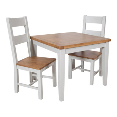 Ashby French Grey 90 x 90cm Dining Table - view 2