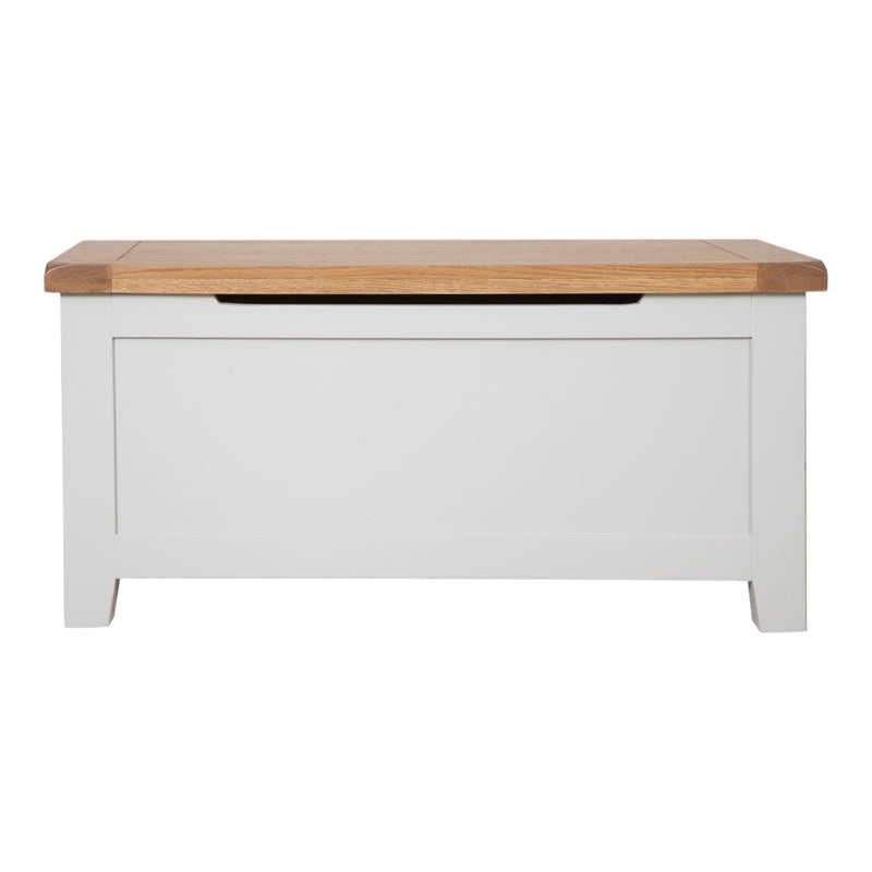 Ashby French Grey Blanket Box