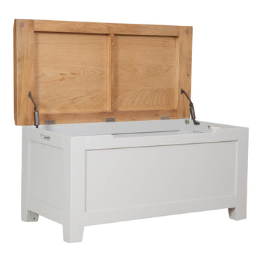 Ashby French Grey Blanket Box - view 3