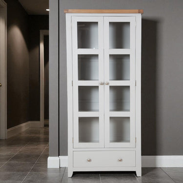 Ashby French Grey Display Cabinet - view 4