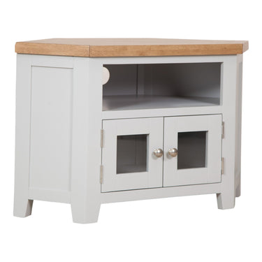 Ashby French Grey Glazed TV Unit - view 2