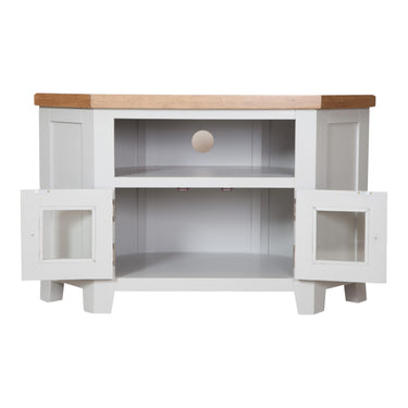 Ashby French Grey Glazed TV Unit - view 3