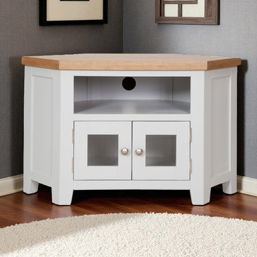 Ashby French Grey Glazed TV Unit - view 4