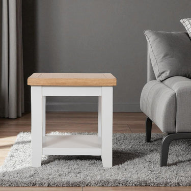 Ashby French Grey Lamp Table - view 3