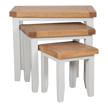 Ashby French Grey Nest of Tables - view 2