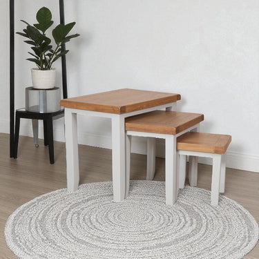 Ashby French Grey Nest of Tables - view 3