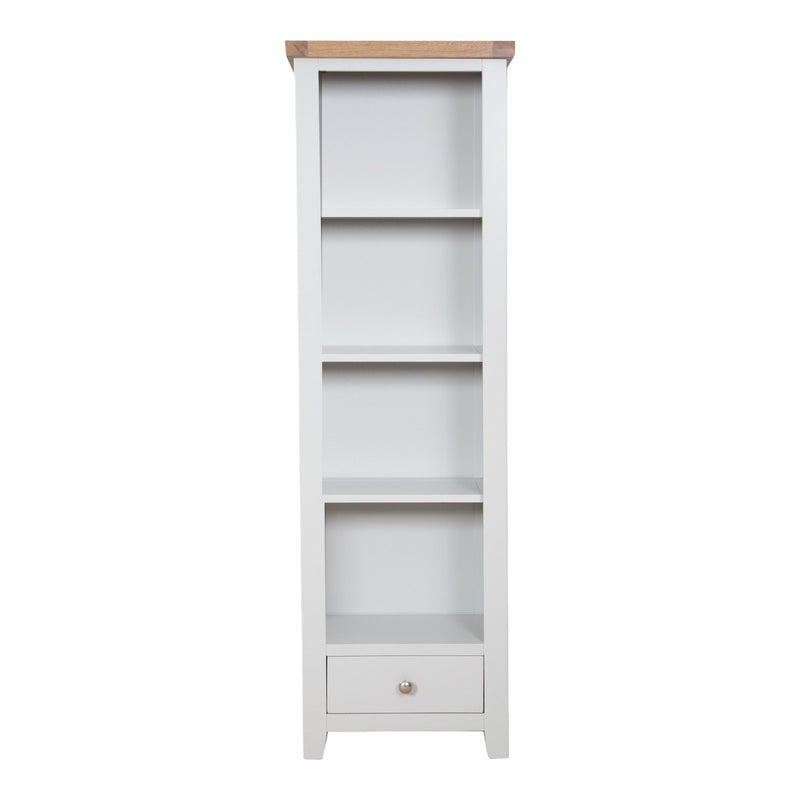 Ashby French Grey Slim Bookcase