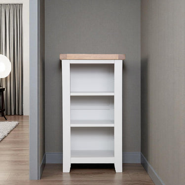 Ashby French Grey Small Bookcase / DVD Rack - view 3