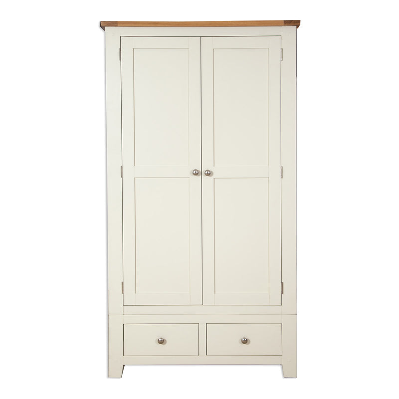 Ashby Ivory 2 Door 2 Drawer Wardrobe
