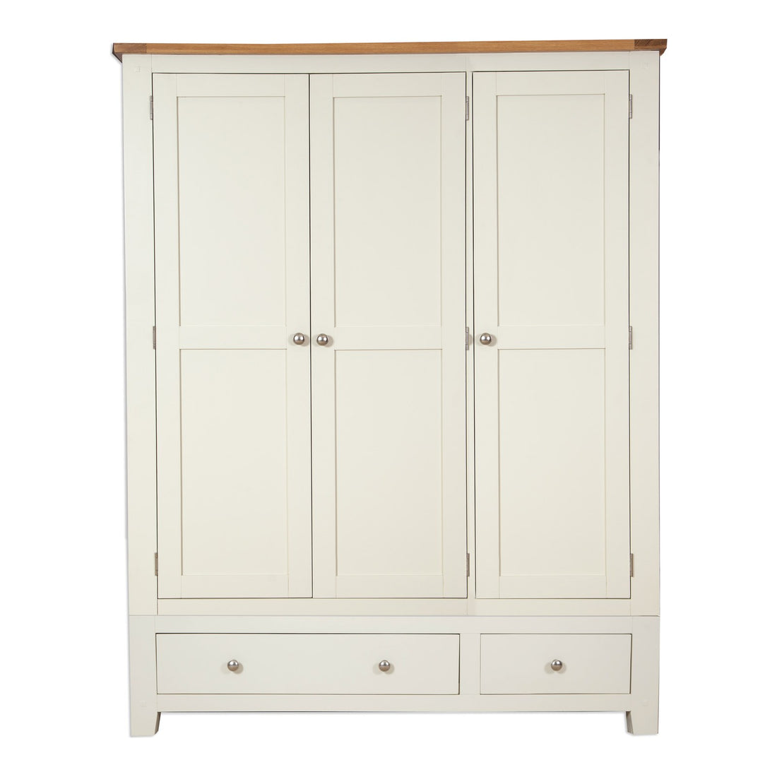 Ashby Ivory 3 Door 2 Drawer Wardrobe