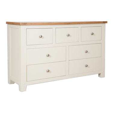 Ashby Ivory 7 Drawer Wide Chest of Drawers - view 2