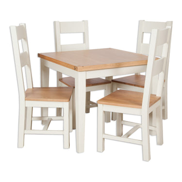 Ashby Ivory 90 x 90cm Dining Table - view 3